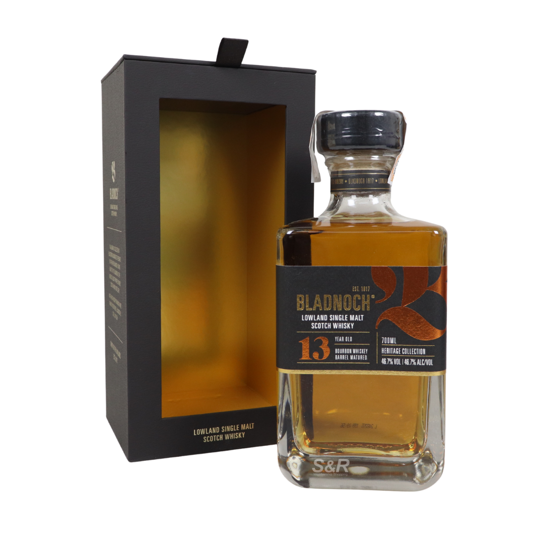 Bladnoch 13YO Lowland Single Malt Scotch Whisky 700mL